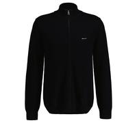 Gant Men's Pique Knit Jacket - Cotton Pique Zip Cardigan, Zipper