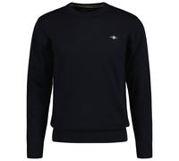Gant Men's Pique Knit Sweater, Round Neck - Cotton Pique C-Neck, Cotton