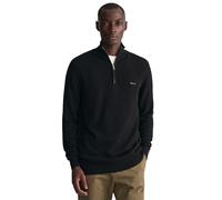 Gant Men's Pique Knit Sweater with Zip Collar - Cotton Pique Half Zip