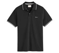 GANT Mens Pique Polo Shirt Short Sleeve Black M