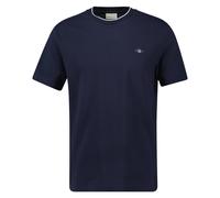 GANT Men's Pique T-Shirt - PIQUE T-SHIRT, Short Sleeve, Round Neck, Logo, Solid
