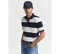 Gant Mens Polo in Navy Cotton - Size Medium