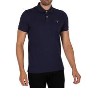 Gant Mens Polo Shirt Casual Work Tee Breathable Short Sleeve Cotton Top S-2XL