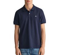 Gant Mens Polo Shirt Original Pique Rugger Short Sleeve Tshirt Evening Blue