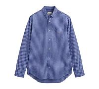 GANT Mens Poplin Gingham Shirt Mid Blue XXL