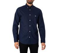 GANT Mens Poplin Shirt Navy XL