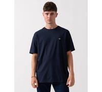 GANT Men's Printed Archive Shield Tshirt T-Shirt, Evening Blue, M