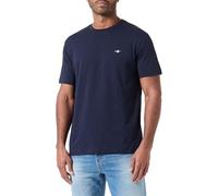 GANT Men's Printed Archive Shield Tshirt T-Shirt, Evening Blue, M