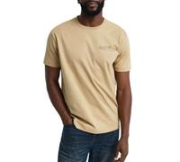 GANT Mens Printed Graphic T-Shirt Oak Beige