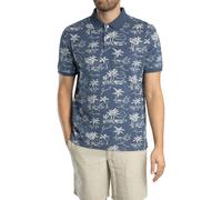 Printed Polo Shirt Dusty Navy L