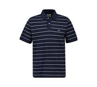 Gant Men's Pure Cotton Striped Polo Shirt - Navy Mix, Navy Mix