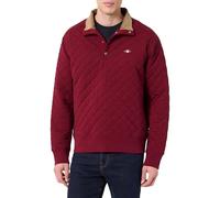 GANT Men's Quilted Sweat Cord Collar Sweatshirt, Plumped Red, 3XL