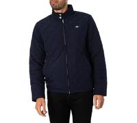 GANT Men's Quilted Windcheater Jacket, Evening Blue, 3XL