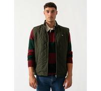 GANT Mens Quilted Windcheater Vest - 368 Dark Moss Green - 368 Dark Moss Green - L