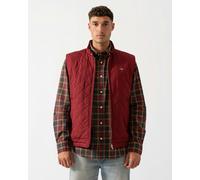 GANT Mens Quilted Windcheater Vest - 604 Plumped Red - 604 Plumped Red - L