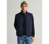 Gant Mens Quilted Windcheater Vest - Blue - Size 2XL