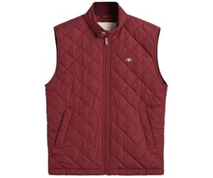 GANT Men's Quilted Windcheater Vest, Weinrot, S