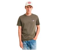 GANT Men's Reg Archive Shield Emb Ss T-shirt T-Shirt , Juniper Green,L