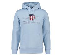 GANT Men's Reg Archive Shield Hoodie Hooded Sweatshirt, Fresh Blue, M