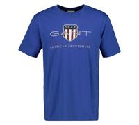 GANT Men's Reg Archive Shield SS T-Shirt, Rich Blue, M