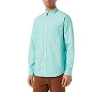 GANT Men's REG Broadcloth BD Shirt, Aqua Green, XL