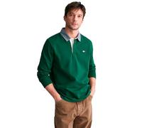 GANT Men's Reg Chambray Heavy Rugger T-Shirt, Deep Forest Green, L