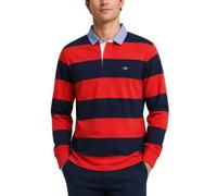 GANT Men's Reg Chambray Stripe Heavy Rugger Polo Shirt (Pack of 1)