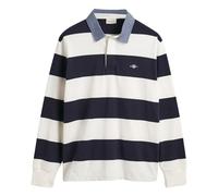GANT REG Chambray Stripe Heavy Rugger, Eggshell, L