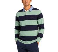 GANT Men's Reg Chambray Stripe Heavy Rugger Polo Shirt (Pack of 1)