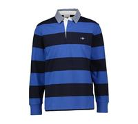 Men's GANT Mens Regular Fit Chambray Stripe Heavy Rugger - Rich Blue - Size: 38/Regular