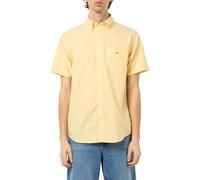 GANT Men's Reg Classic Oxford Ss Shirt, bananengelb, XL