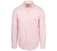 GANT Men's Reg Classic Poplin Banker Shirt, Washed Pink, L