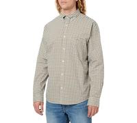 GANT Men's Reg Classic Poplin Gingham Shirt, Green (Moss Green), XL