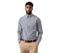 GANT Men's Reg Classic Poplin Gingham Shirt, Persian Blue, XXL
