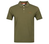 GANT Men's Reg Contrast Pique Ss Polo Shirt, Green (Moss Green), 4XL
