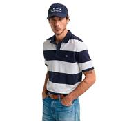Regular Contrast Pique Polo Shirt Evening Blue 3XL
