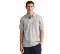 Gant Mens Contrast Pique Polo Shirt - Grey - 2XL