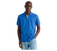 Gant Contrast Piqué Polo Shirt Blue size XXL
