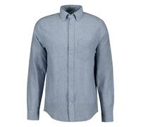 GANT Men's Reg Cotton Linen Shirt, Blue (Vintage Blue), XL