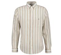 Gant Cotton Linen Shirt Stripe Beige size XL