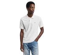 GANT Men's Reg Emb Archive Shield Polo Shirt, White, L