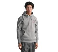 GANT Men's Reg Medium Archive Shield Hoodie Hooded Sweatshirt , Grey Melange,S