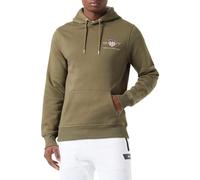 GANT Men's Reg Medium Archive Shield Hoodie Hooded Sweatshirt , Juniper Green,L
