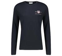 GANT Men's Reg Medium Archive Shield Ls T T-Shirt, Black, XXL