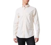 GANT Men's Reg Oxford Banker Stripe Shirt, Burnt Wheat, XXL