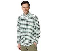 GANT Men's Reg Oxford Check Shirt, Woody Green, M