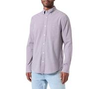 GANT Men's Reg Poplin Micro Gingham Shirt, Plumped Red, L