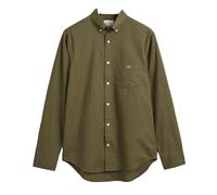 GANT Men's Reg Poplin Shirt, Juniper Green, M