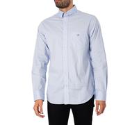 GANT Men's Reg Poplin Shirt, Light Blue, 3XL