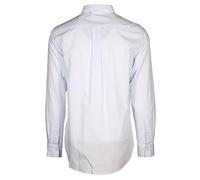 Men's GANT Mens Regular Fit Long Sleeve Poplin Stripe Shirt - White - Size: 38/Regular